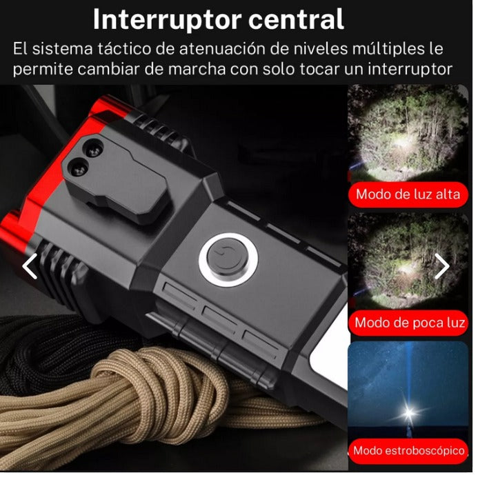 Linterna Martillo Powerbank Imán Portati